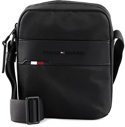 Tommy Hilfiger Herren 1985 MINI 269 AM0AM09269 Reporter-Tasche, Schwarz (Black Other Version)
