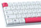 White Keycaps 126 Keys PBT Japanese Keycaps Dye-Sublimation Minimalist XDA Keycaps Set for Cherry Gateron MX Switches Mechanical Keyboards