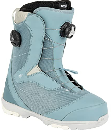 ATOMIC Damen Nitro Herren Cypress Boa Dual '23 All Mountain Freestyle Schnellschnürssystem Boot Snowboardboot, Blue-Grey, MP 27,5 // EU 42 // US 10