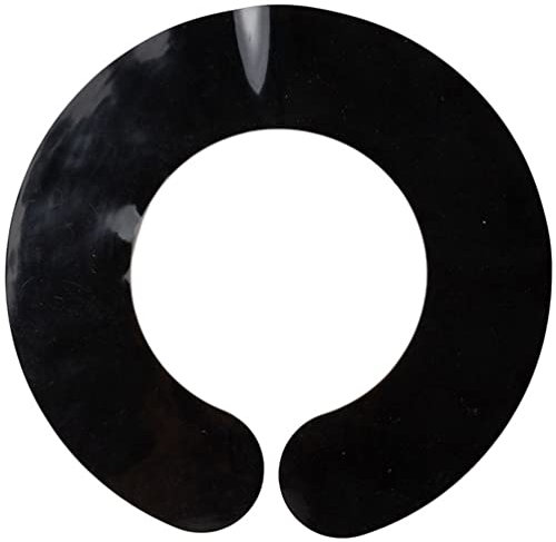 Collar de Corte de Pelo de Salón Envoltura de Cuello de Goma de Silicona Protector de Cuello Chal Estilo de Peluquero Capa Suministros de Peluquero para Corte de Pelo Tinte de