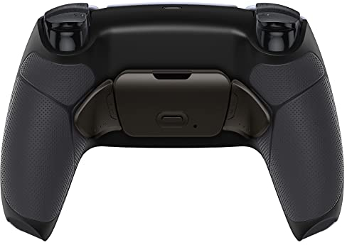 eXtremeRate Rise V3 Remap Kit Programmabile per ps5 Controller BDM-030/040/050,Palette in Metallo Tasti Pulsanti Aggiuntivi Back Button Cover Posteriore per ps5 Joystick-Nero Grip