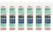 6x dubaust SAS24 Sanitärsilikon elastisch dauernassbeständig schimmelresistent Bad Küche Dusche Feuchträume 310ml Kartusche (beige)