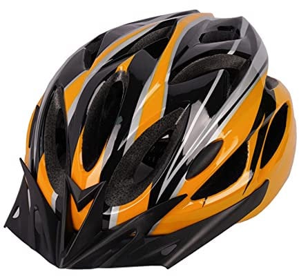 Dantazz Fahrradhelm für Herren Damen Atmungsaktive Radhelm Rennradhelm mit Visier Unisex Cityhelm Inliner Skaterhelm Stadthelm Mountainbike MTB Fahrrad Helm Bike Scooter Helmet (Gold, OneSize)