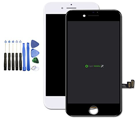 Expert-mobiles-ECRAN LCD + VITRE Tactile Compatible pour iPhone 7 Blanc ou Noir + Outils (Blanc)