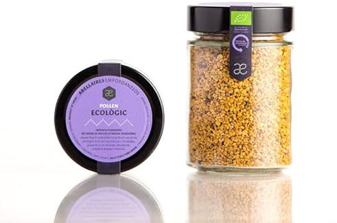 Polen de abeja ecológico multifloral |100% natural, seco, libre de residuos, origen España. (Tarro cristal 200 gr)