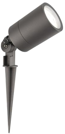 Ledvion - LED Gartenstrahler, Anthrazit, IP65, 5W, 6500K, 2M Kabel, LED Spots, Gartenspots