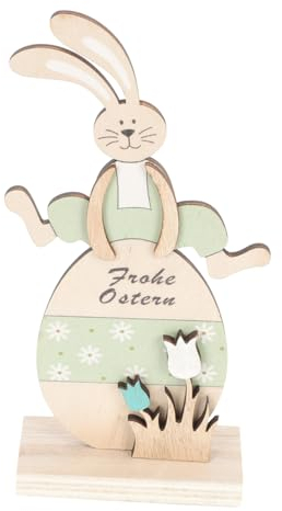 Ciieeo posiert Ostern hasenfigur holzfigur Meditierende Hasenstatue Ostern aus Schreibtischdekorationen Mini-Tierspielzeug Hasenschmuck Osterhasen basteln Yoga
