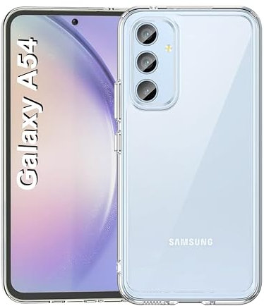 Case for Samsung Galaxy A54-5G, Phone Case with Crystal Clear, Shockproof, Soft TPU Protective,Ultra Thin, Compatible with Samsung Galaxy A54-5G Cover Case