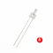 Vrabocry 100-pcs 2mm Weiß Rot Grün Blau Gelb Flache Top LED Diode Lichter Helle Beleuchtung Birne Lampen Elektronik Komponenten Indikator Licht Emitting Dioden (Klare Rot)