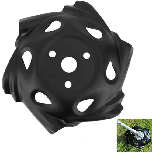 FaJoek Testina Tagliaerba Decespugliatore, Vassoio Diserbo, Testa per Decespugliatore Universale, Testina Tagliaerba in Acciaio, Disco per Tosaerba, Testina Erbacce, 23.5x2.5 CM