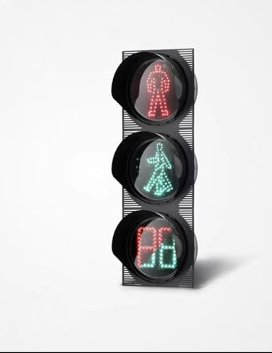 YXFAZPP Traffic Lights, Motor Vehicle Direction, Non-motorized Pedestrians, U-turn Arrow Lights, Red, Yellow and Green Lights,Traffic Control Equipment (300mmD)