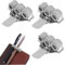 Pen Holder,3pcs Stifthalter mit 3 Löchern,Edelstahl Stifthalter Clips,Stiftehalter Kasack,Krankenschwester Zubehör,Nurse Accessories,Pflege Zubehör für Arzt Krankenschwester Uniform Notizbuch(Silber)