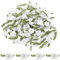 sourcing map 100pcs White Ribbon Roses 5/8 x1-3/16 Mini Roses for Crafts Little Satin Bows Roses Artificial Flowers