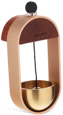 Suction Door Wind Chime Doorbell Wind Chime Wall Mounted Bell Door Opening Bell Front Gate Bell Shopkeepers Bell for Door Opening Door Entry Chime Door Bell Chimes Pure Copper ABOOFAN