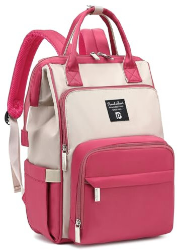 Pomelo Best Baby Wickelrucksack macaron Wickeltasche Rucksack mit wasserdicht Wickelunterlage Große Kapazität Reiserucksack für Unterwegs