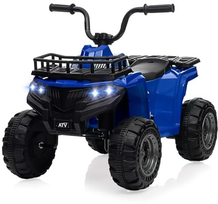 Elektro-Quad 12V Kinderquad, Elektroauto Kinder ATV, 12V Batteriebetriebenes Spielzeugauto, LED-Lichtern für Jungen Und MäDchen Ab 2-5 Jahren