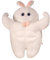 Qkbuza Plüschtier, muskuläres Plüschspielzeug, Cartoon Poll Animal Toy Throw Pillow Toot, Dekoration für das Haus, lustige Puppen, Schlafbegleiter zum Kuscheln, Begleiten, sich