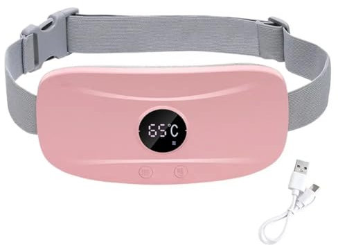 Vocdikficy Tragbares Heizkissen für Krämpfe, Beheizte Rückenstütze, Rückenwärmer, Heizkissen, 3-Gang-Elektroheizkissen, Leichtes Rückenkissen