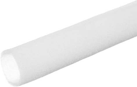 PATIKIL Rohrisolierung Schaumstoffrohr Wärmedämmung Schaumstoffrohr Außenhülle Rohrabdeckung 2-3/4 (70mm) ID x 3-1/8 (80mm) OD x 6.6 ft Für Griffe HVAC Geräte Weiß