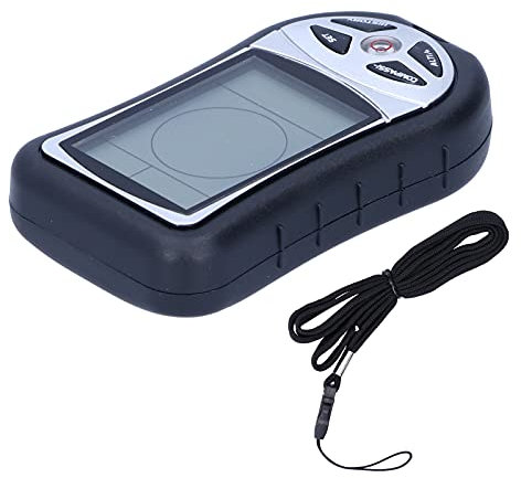 lvifloae Outdoor Electronic Compass Altimeter 8 in 1 Handheld Altimeter Barometer Thermometer Electronic Navigation Mountaineering Equipment Hiking Adventure Gear Battery