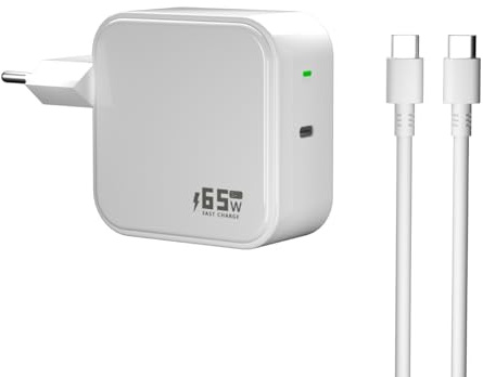65W USB-C GAN Ladegerät für JBL Xtreme 3 Xtreme 4 Extreme 3/4 Bluetooth Box | für JBL Flip 5, Flip 6, Flip 7, JBL Charge 4, Charge5, Charge 6 Bluetooth Lautsprecher 20V 3.25A Ladekabel Netzteil