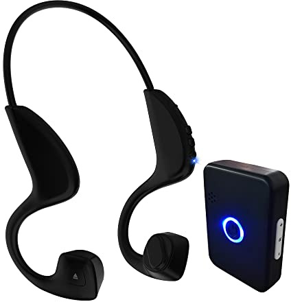 Wireless Hearing Aid Headsets with Microphone - Headphones for Seniors with Hearing Loss