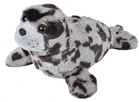 WILD REPUBLIC Cuddlekins Mini Hafensiegel, Stofftier, Baby-Geschenk für Mädchen und Jungen, Kinder Plüschtier, Kuscheltier Für Babys, Spielzeug aus Recyclingmaterial, 20 cm