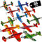 Bedwina Glider Airplane Toys Bulk - Pack of 36-8 Inch Bomber Airplane Glider Planes for Kids, Foam Party Bag Fillers and Prize Reward Toys