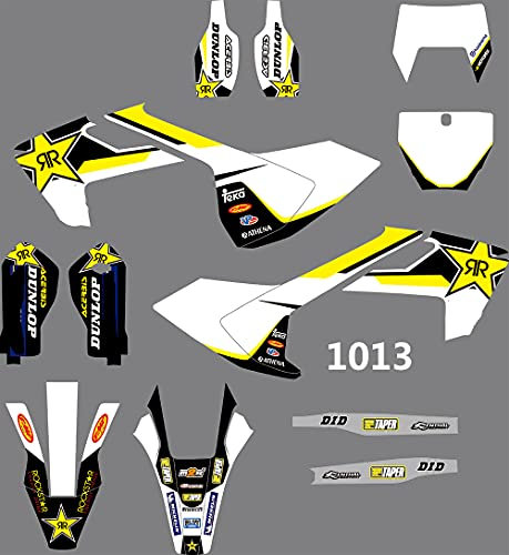 DST1013 Aufkleber für Husqvarna Husqvarna FE TE TX 2019 & FC TC FS 2016 2018