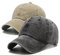 PFFY Vintage Washed Distressed Baseball Cap Golf Dad Hat für Männer Frauen, Schwarz+Khaki (verwaschen), Einheitsgröße