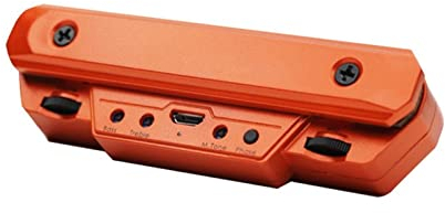 KESHUO Classic Acoustic Guitar Pickup Transducer Amplifier Sound Hole Pream Pickups System Pickup Acoustic (Color : Coral Orange)