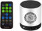 Kellegour Mini Bluetooth Speaker, Digital Quran Speaker, Light Bluetooth Speaker, Electronic Talking Digital Quran Player, USB Rechargeable, 8GB TF FM, with Remote Control, (Silver)