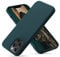OIIAEE Silicone Case Designed for iPhone 13 Pro Max Case, Ultra Slim Shockproof Protective Liquid Silicone Phone Case with Soft Anti-Scratch Microfiber Lining, 6.7 inch, Teal