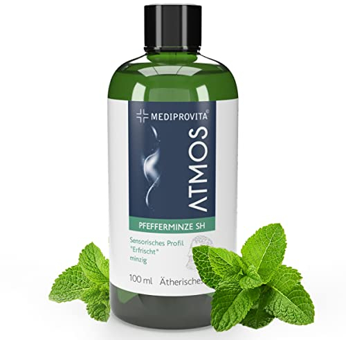 Ätherische Öle Pfefferminze 100ml Naturrein für Aroma Diffuser Öl extrem ergiebig Bio Aromaöl Öl Duftöl Diffuser Aromatherapie Raumduft