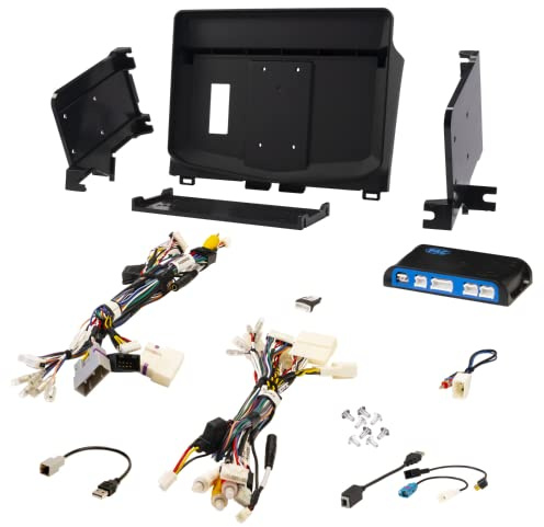 STINGER Toyota Tundra (2014-2021) Installation Dash Kit for HEIGH10 Multimedia Radio - Retains Factory Features, Apple CarPlay, Android Auto, Plug & Play Installation, Flush-Mount Plastics SR-TUN14H
