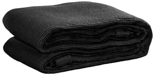 vidaXL Zeltteppich 400x700 cm Schwarz HDPE