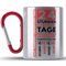 Trendation - Freiwillige Feuerwehr Edelstahl Tasse Karabiner geschenk Feuerwehrmann (Rot)