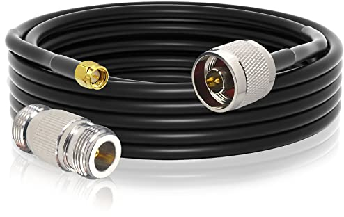 YILIANDUO LoRa Antennenverlängerungskabel N Stecker auf SMA Stecker Koaxial0 Y240 Kabel + N Buchse Adapter für WLAN Router LoraWan Gateway Antenne RAK Nebra Bobcat HNT Helium Hotspot Miner Antenne