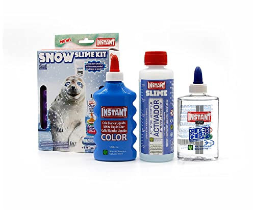 Instant Snow Slime Mini Seal Kit – Super Clear Glue 147 ml + Colour Glue 180 ml + Snow Powder + Activator 250 ml – 20961