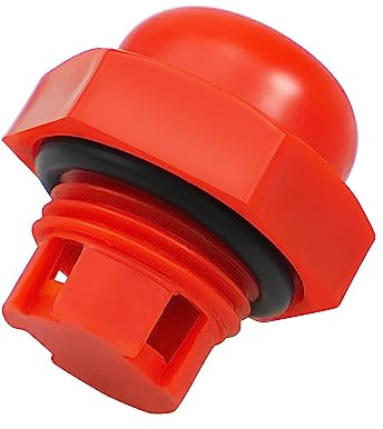 Oil Fill Cap with Sealing Ring Replace 514009761 547961 Fit for Cat 2SF 2DX 3DX 3SP Pumps Washer, Red