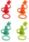 QRONCES 4Pcs Water Bottle Adapter Protects Kids Adult Mouth Portable Silicone Bottle Cap Leak Proof Bottles Top Spout Adapter Water Bottle Cap Protects Kids Mouth Nospill