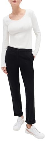Caroll Femme Pk011-adelmob Pantalon, Noir, 44 EU