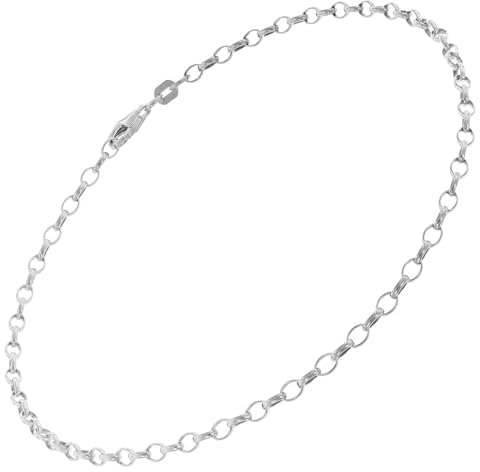 trendor Fußkette 925 Silber Rhodiniert Anker Fesselkette 68244