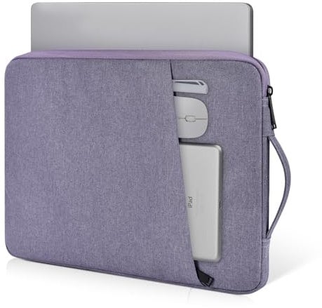14 Inch Laptop Sleeve Case for HP Chromebook/Stream/Pavilion Plus 14, Lenovo IdeaPad, ASUS Vivobook Go, Dell Latitude Computer Bag, Ultra Violet