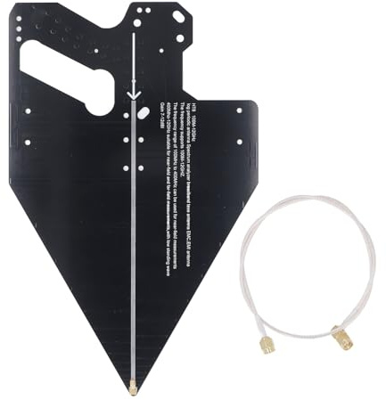 Log Periodic Directional RF Antenna Outdoor Kit 100MHz¨C12GHz for Cellular Modems Routers Spectrum Analysis EMC Testing Wireless Monitoring