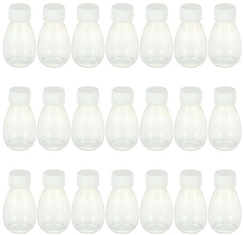 30 pezzi Bottiglia di succo Bottiglia di latte Bottiglie d'acqua usa e getta Bottiglie di succo Contenitori usa e getta Plastica Bere Bottiglie vuote Bottiglia di plastica Contenitore di latte Bottigl
