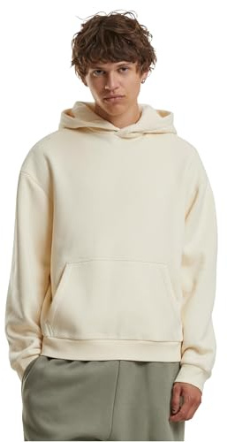 Build Your Brand Herren Kapuzenpullover Fluffy Hoody, lässiger Hoodie im Loose Fit, Größen S-5XL
