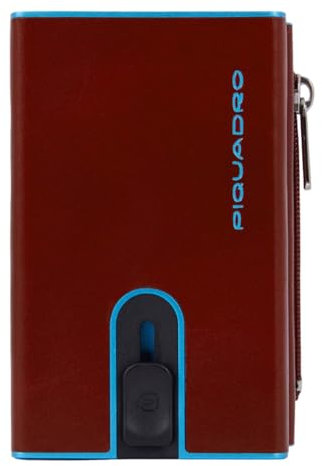 Portafoglio PIQUADRO Compact Wallet Blue Square Unisex Marrone - PP5585B2BLR-CU4