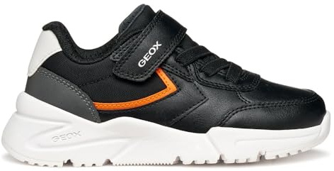 Geox JUNIOR J Loftus Boy Sneakers Black/ORANGE 35_EU