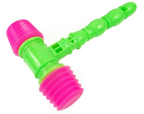 HoveeLuty Jouet de Marteau grinçant en Plastique, Marteau sonore à Percussion, Jouets grinçants Amusants pour Enfants, Couleur aléatoire